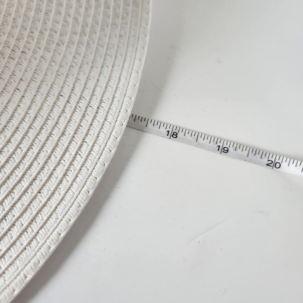 NWOT Shade & Shore White Target Straw Hat Paper Wide Brim Beach Sun Summer - Picture 10 of 10